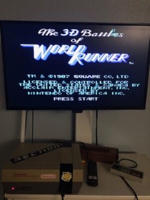 3-D Worldrunner Nintendo NES Tested & working.