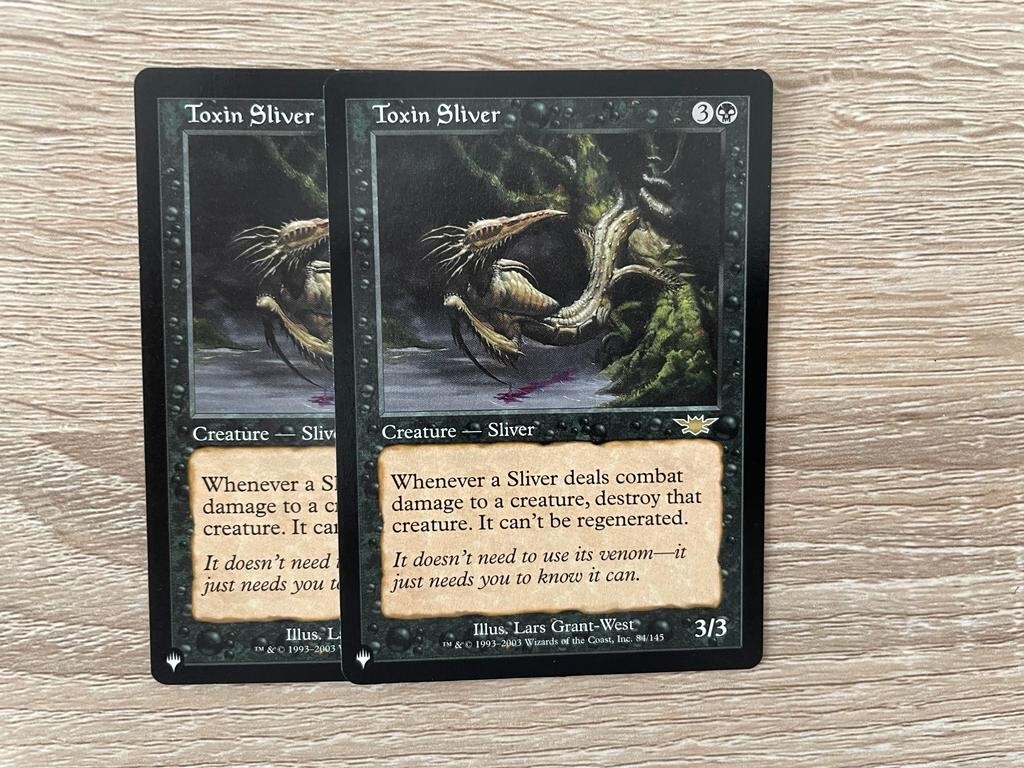 MTG 2X THE LIST LEGIONS TOXIN SLIVER NM MAGIC THE GATHERING ENGLISH  CREATURE | eBay