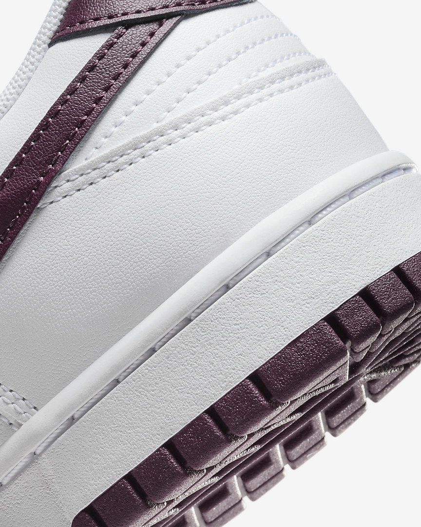 Nike Dunk Low Retro White Night Maroon DV0831-102 Brand New