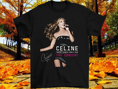 Celine Dion The Concert Taking Chances World Tour Unisex T-Shirt BL2.163