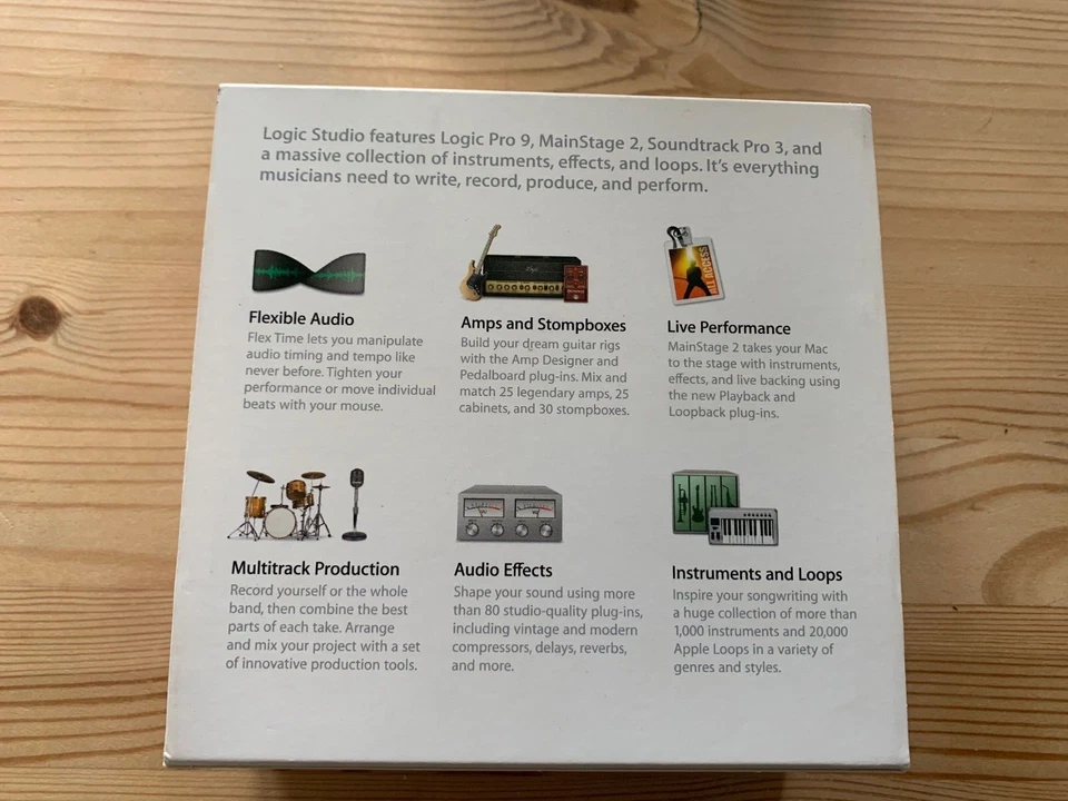 Genuine Apple Logic Studio 2.0 RETAIL VERSION Complete in original Box Ready - Image 3 of 4