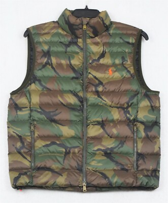 camo down vest