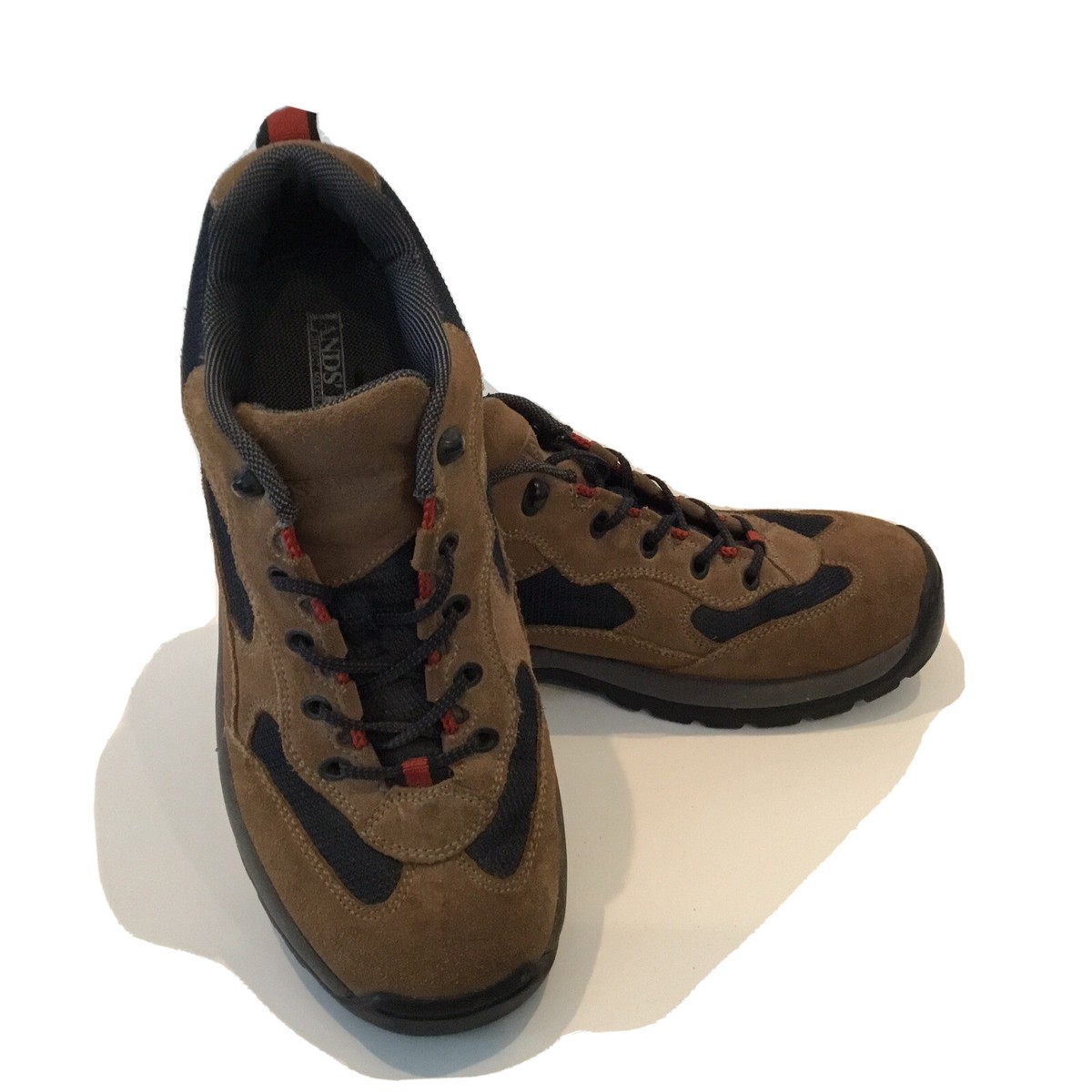 Lands End Mens Hiker Brown Leather Uppers Size 9D Lace Up | eBay display picture 1