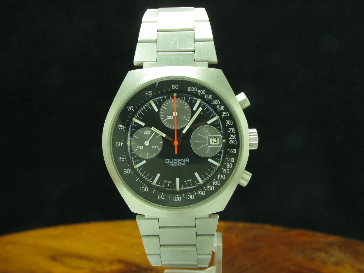 Dugena Tresor Orologio Uomo Funk – Radio Controllato, Cassa Acciaio 39mm, Vetro Zaffiro, Cinturino Pelle Marrone, 10 Bar