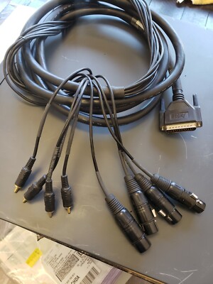 Avid 0070-03138-01 Digisnake Analog In / Out XLR Breakout Cable 10 