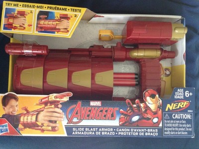 nerf marvel avengers slide blast armor