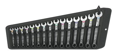 Wera Ringmaulschlüssel-Satz Joker 5,5-19 mm 15-teilig in Falttasche 05020302001