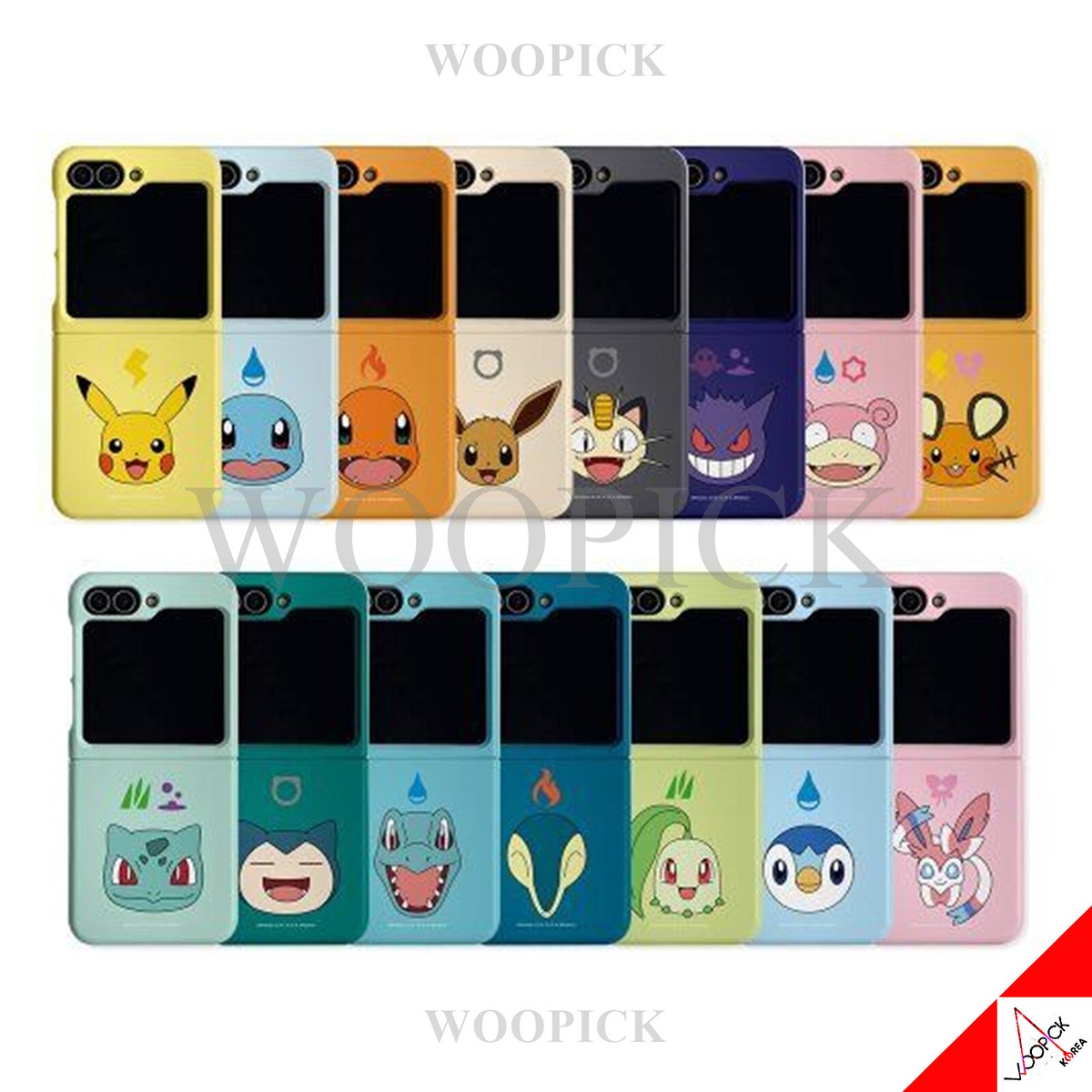 Pokemon Slim Case for Samsung Galaxy Z-Flip Authentic Cover Official