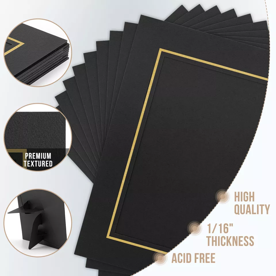 4x6纸质相框带画架纸相框卡DIY纸板框架 — 第 3/4 张图片