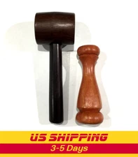 Hammer Small-Dumbbell Tok Sen Wood Massager Toksen Muscle Trigger Point Thai
