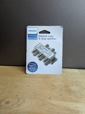 Philips Digital Coax 4-Way Splitter