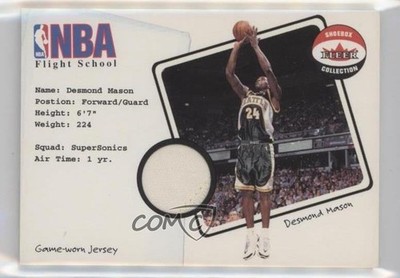 2001-02 Fleer Shoebox Collection 54/75 Desmond Mason Patch 0nr3