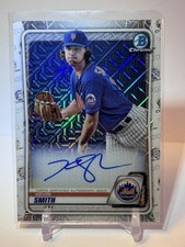 2020 Bowman Chrome Kevin Smith Auto Mega Box Mojo Refractor Card New York Mets