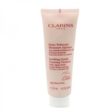 CLARINS SOOTHING GENTLE FOAMING CLEANSER 125ML | NEW & SEALED | FREE P&P | UK