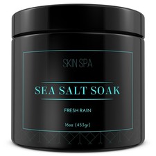 Mineral Sea Salt Soak - Fresh Rain   16oz 453gr 
