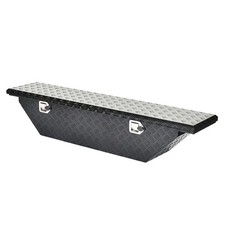61.5-inch Black Aluminum Angled Truck Bed Tool Box Low Profile Wedge Toolbox 61.5-inch Black Aluminum Angled Truck Bed Tool Box Low Profile Wedge Toolbox
