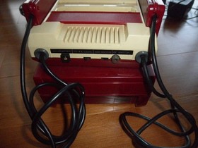 Famicom Console + Disk System RF Switch Adapter Junk