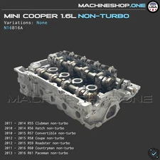N16 2010-2016 Mini Cooper NON-TURBO 1.6L cylinder head - CORE EXCH REQD