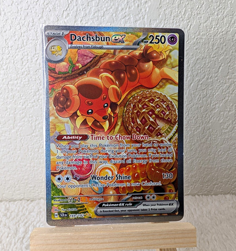 Pokémon TCG Dachsbun ex 169/142 Stellar Crown SIR
