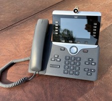 Used Cisco CP-8845-K9 5 Line IP Video Phone - Charcoal