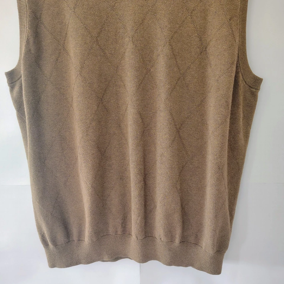 Vtg Roundtree & Yorke Pullover Sweater Vest Men's XL Academia Old Money Preppy  - Image 3 of 4