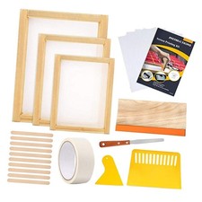 Image of 1Set Silk Screen Printing Frame Starter Kit 110T Mesh