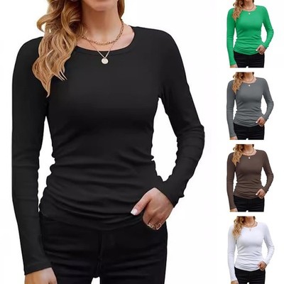 Lässiges Damen Top 5 % Elasthan Material erhältlich in S-XL leichter Stoff