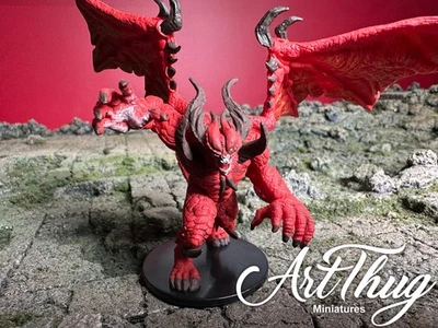 Pit Devil #43 (RARE LARGE) Deadly Foes - Pathfinder Battles Miniature - image 1 of 4