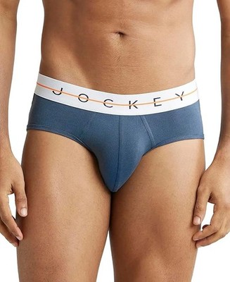 Jockey NY15 Men's Super Combed Cotton Elastane Stretch Solid Brief  Pack of 2