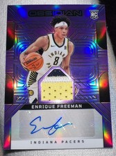 2024/25 Panini Obsidian - Enrique Freeman Rookie Patch Auto - Pacers /75 RPA RC