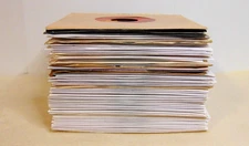 1950s/60s RECORD LOT OF 60 7" 45-RPM Early Rock/Doo Wop/Pop Singles VG to VG+