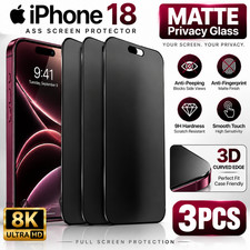 3PACK Tempered Glass Screen Protector For iPhone 18 Pro Max 17 Plus 16 15 14 13