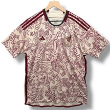 Adidas Mexico 2022/2023 Away Soccer Jersey World Cup Edition Slim Fit Men  s M