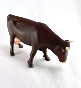Vintage Bruder #90768 Brown Cow Figure 2014 Made In Germany