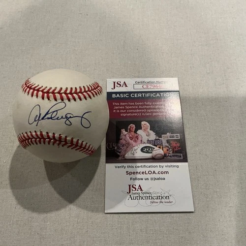 Alex Rodriguez Signed Rawlings Baseball JSA COA Yankees Mariners Rangers Legend