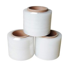 Stretch Wrap, 5 Inch x 1000 Feet, 80 Gauge White Narrow Cast Film, 12 Rolls