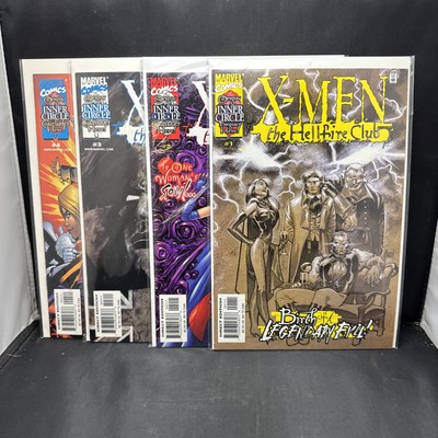 X-MEN THE HELLFIRE CLUB #1-4 (MARVEL/1999) COMPLETE SET LOT OF 4(H23)(27)