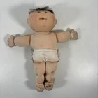 Cabbage Patch Doll Kid Brown Hair & eyes, Dimple Signed 1983