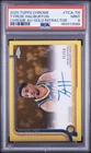 2025-26 Topps Chrome  Tyrese Haliburton #TCA-TH Gold Autograph /50 PSA 9