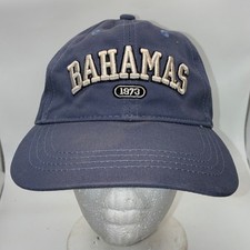 Bahamas 1973 Souvenir Dad Hat Navy Blue Embroidered Adjustable Strapback Cap