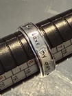925 Sterling Silver Love Me Love My Dog Band Ring Size 7.5 — photo 3