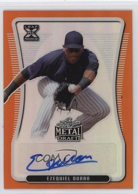 2020 Leaf Metal Draft Flashback Orange Rainbow 4/7 Ezequiel Duran Auto x2o