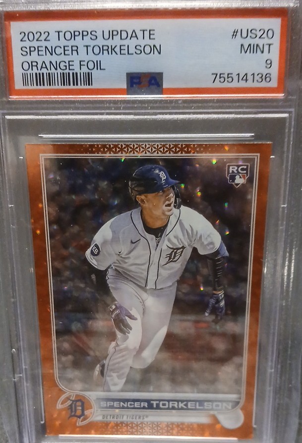 2022 Topps Update Series - Spencer Torkelson #US20 Orange Foil /299 (RC)
