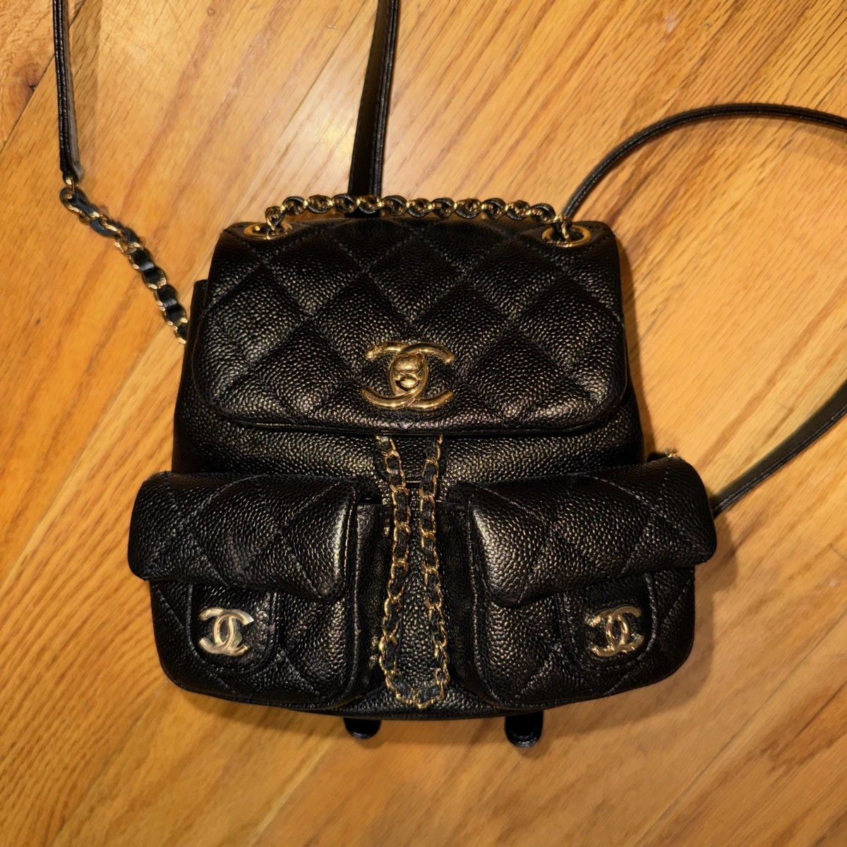 CHANEL Caviar Backpack Bags & Handbags for Women for sale | eBay