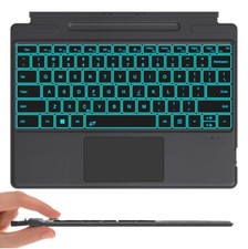 Bluetooth Keyboard for Surface Pro 8 9 X 10 11 Type Cover 7 Color Backlit