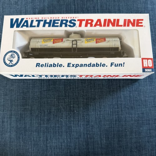 Walthers Trainline HO Scale 1:87 Gray Domino Sugar Tank Car 931-1617 | Condition: New