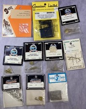 Mixed Lot of 10 Train Parts Accessories, HO Scale NEW In Packages