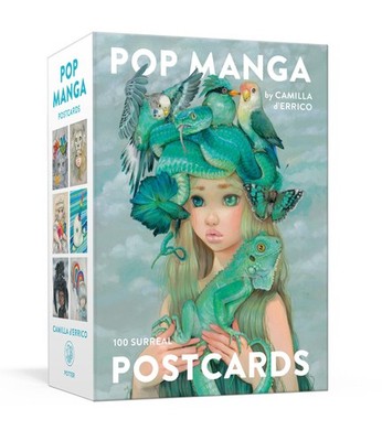 Pop Manga Postcards: 100 Surreal Postcards, d'Errico, Camilla, Very Good Book