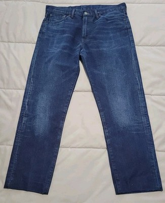 Levi's 508 Regular Herren Jeans W33 L27 Dark Rinse Indigo Altered Short 