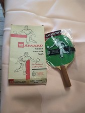 Vintage HARVARD TABLE TENNIS Bat original BOX New Open Box
